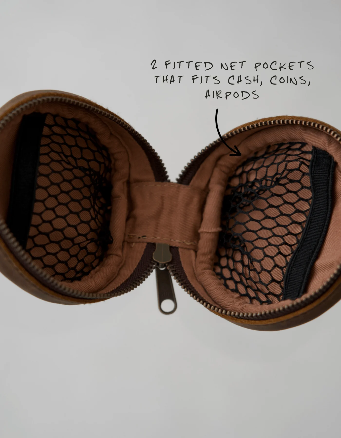Rover Circle Pouch - Saddle (Dark) - Image 5