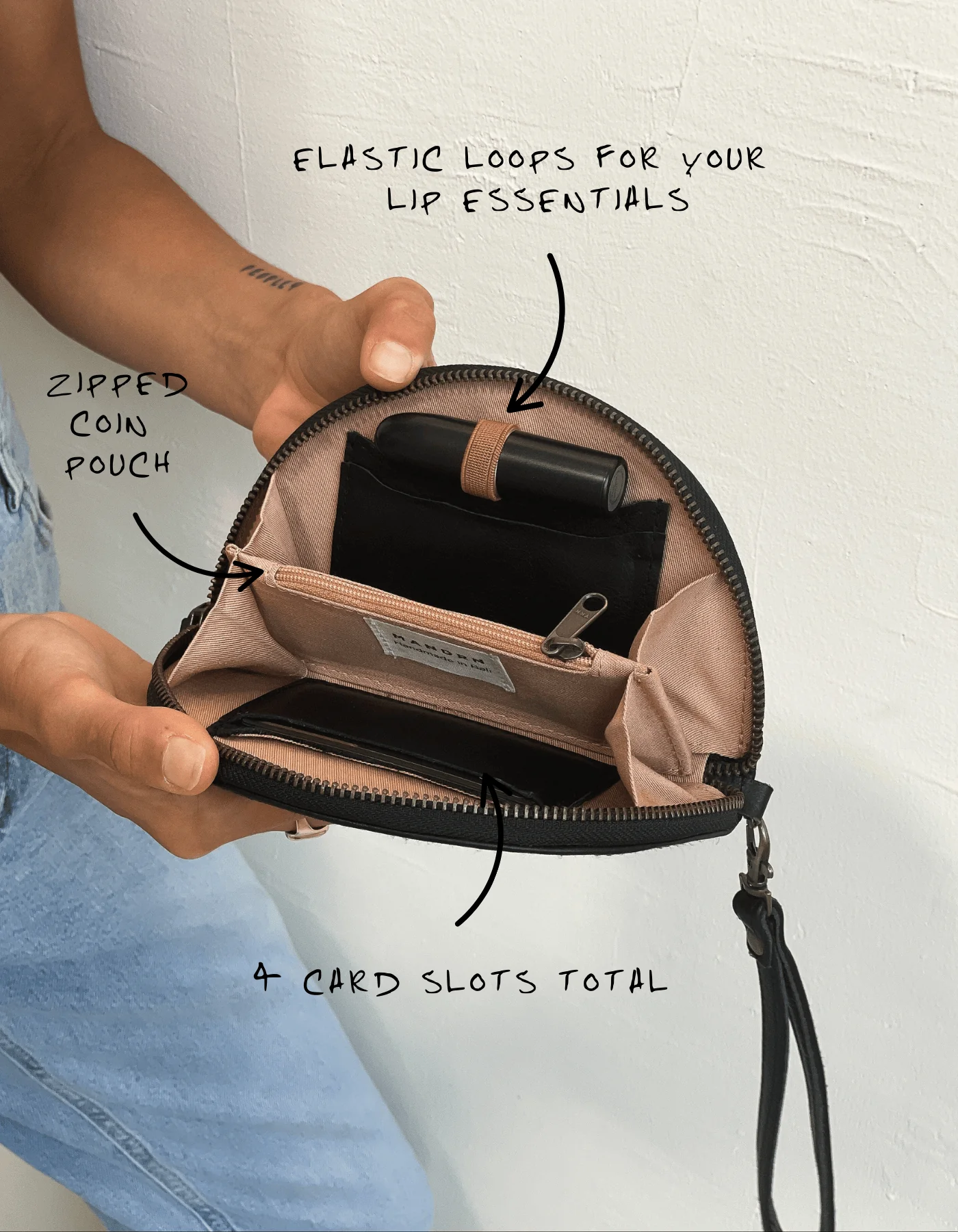 Wedge Wallet - Black - Image 4