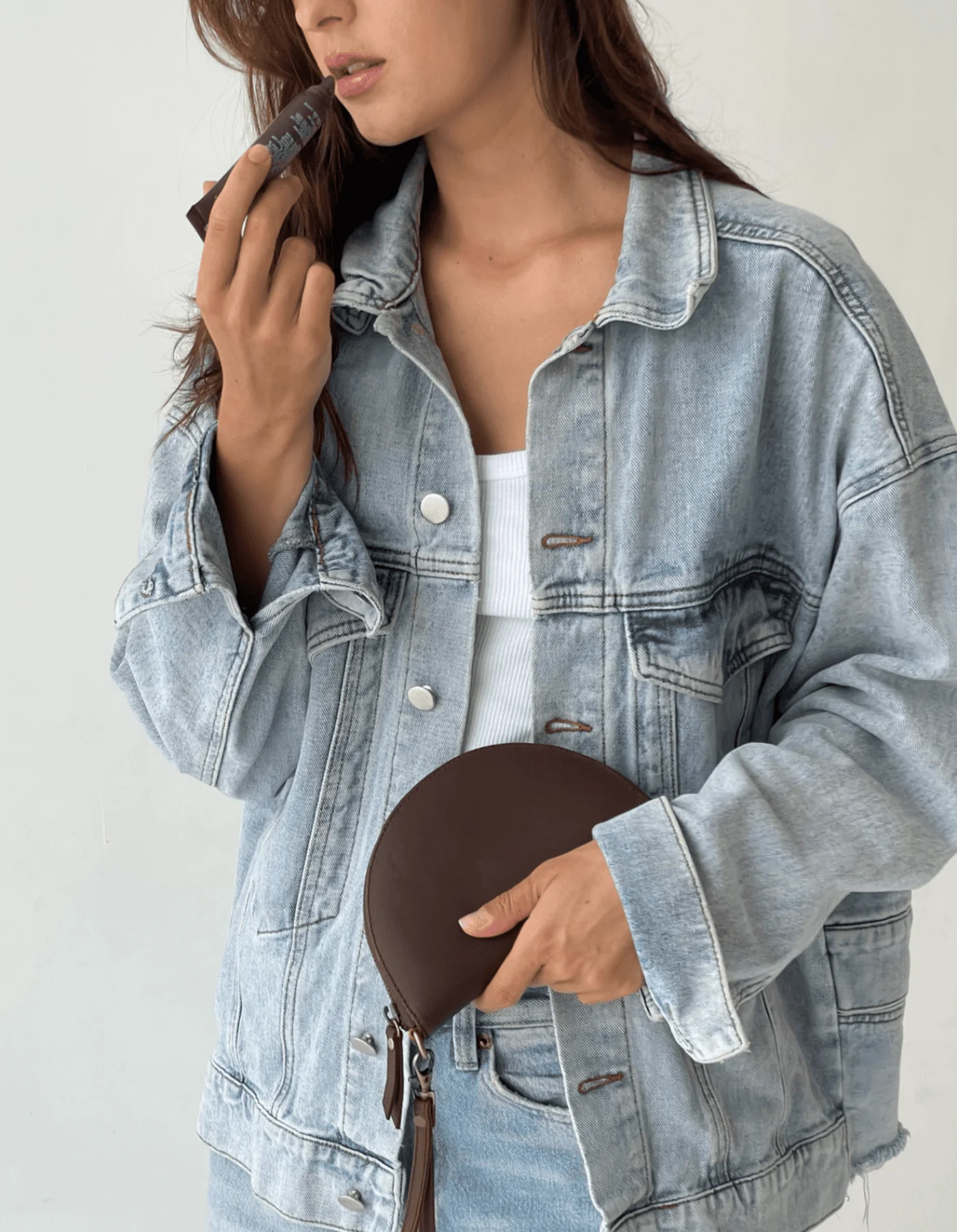 Wedge Wallet - Saddle (Dark) - Image 6