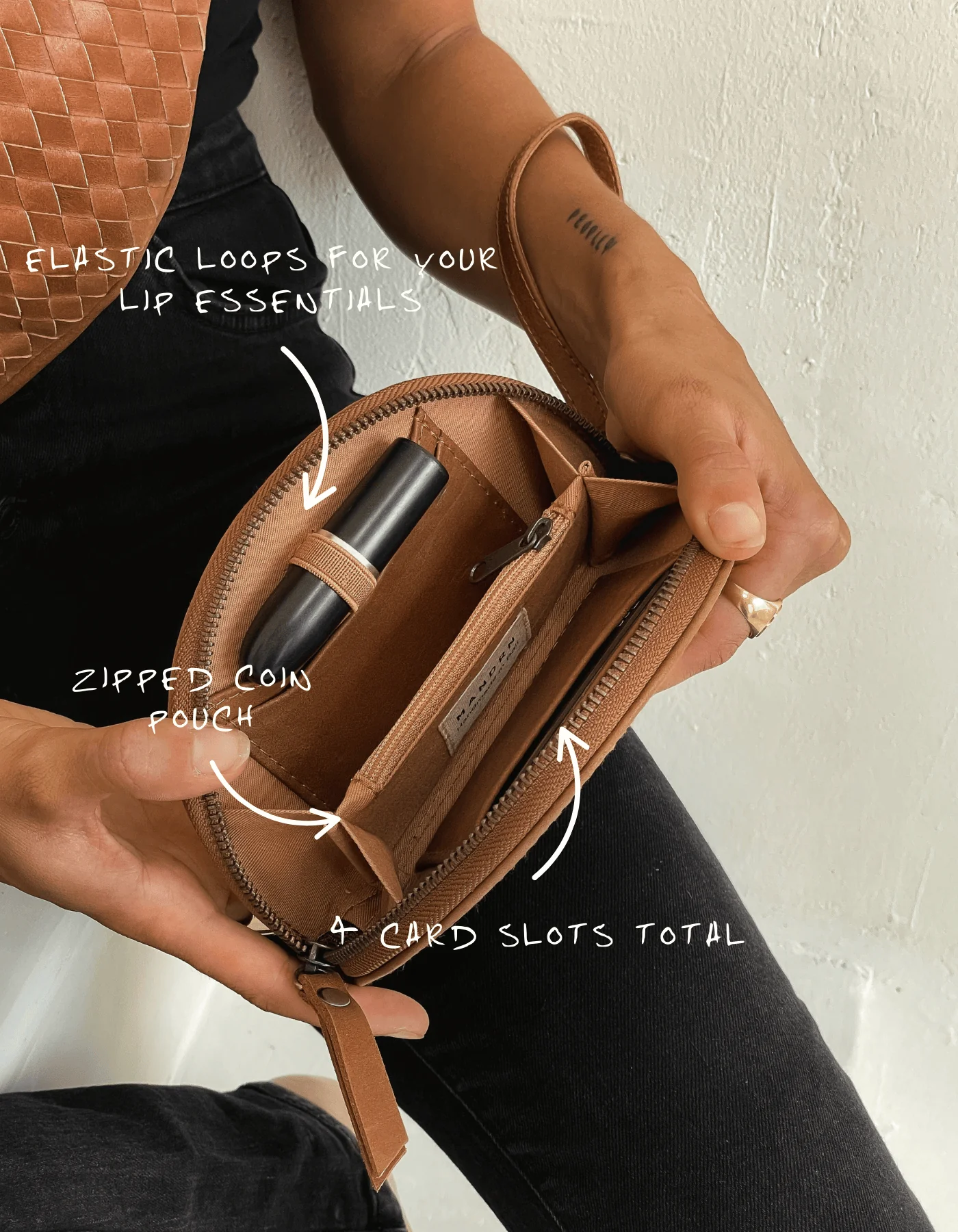Wedge Wallet - Tan - Image 4