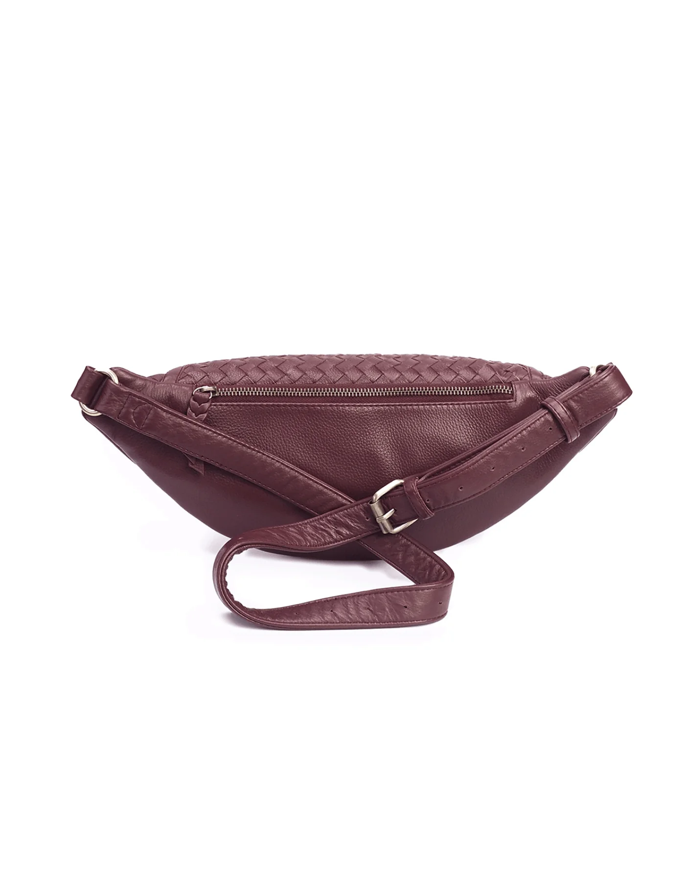 Woven Atlas - Burgundy - Image 3