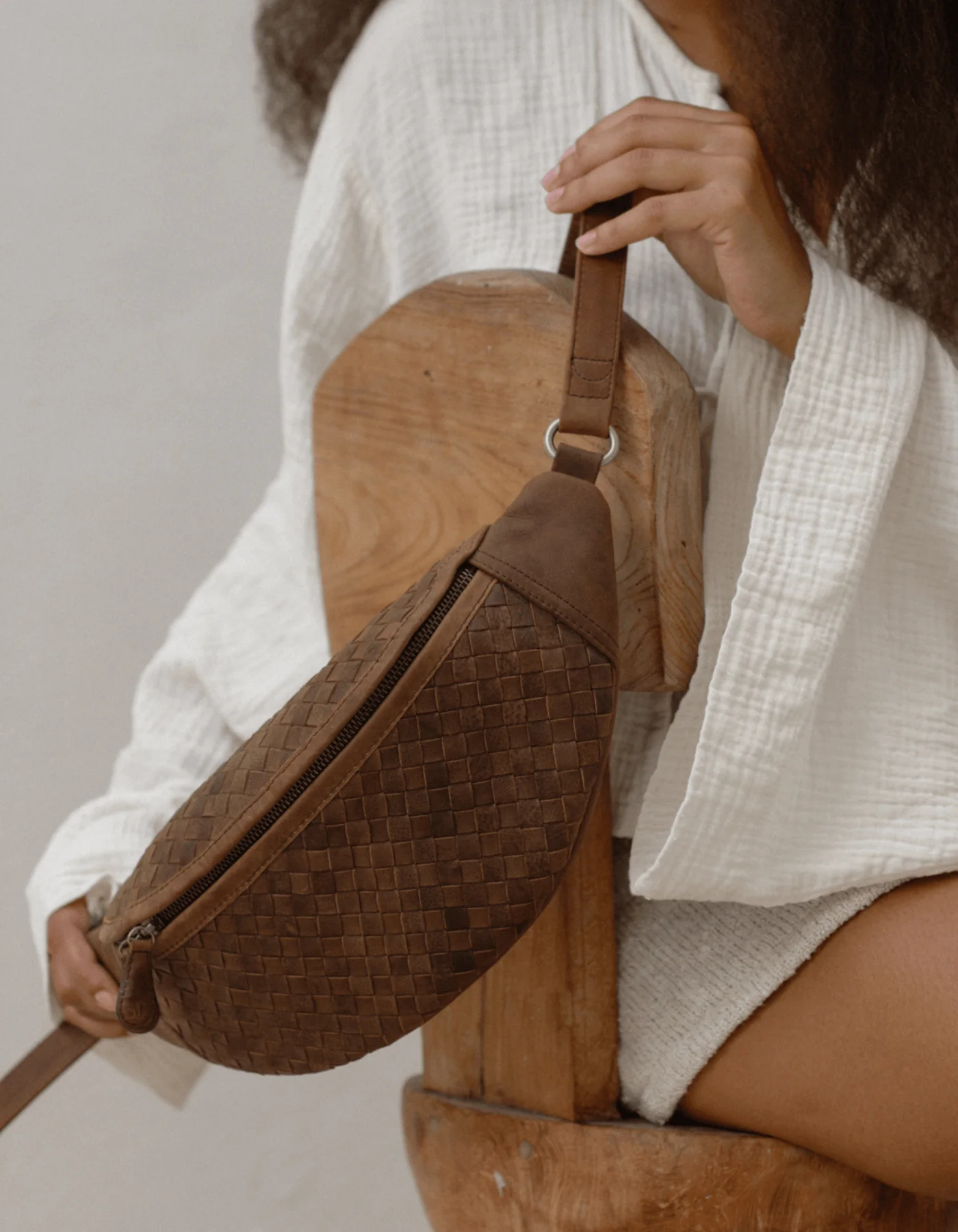 Woven Atlas - Saddle (Dark) - Image 8