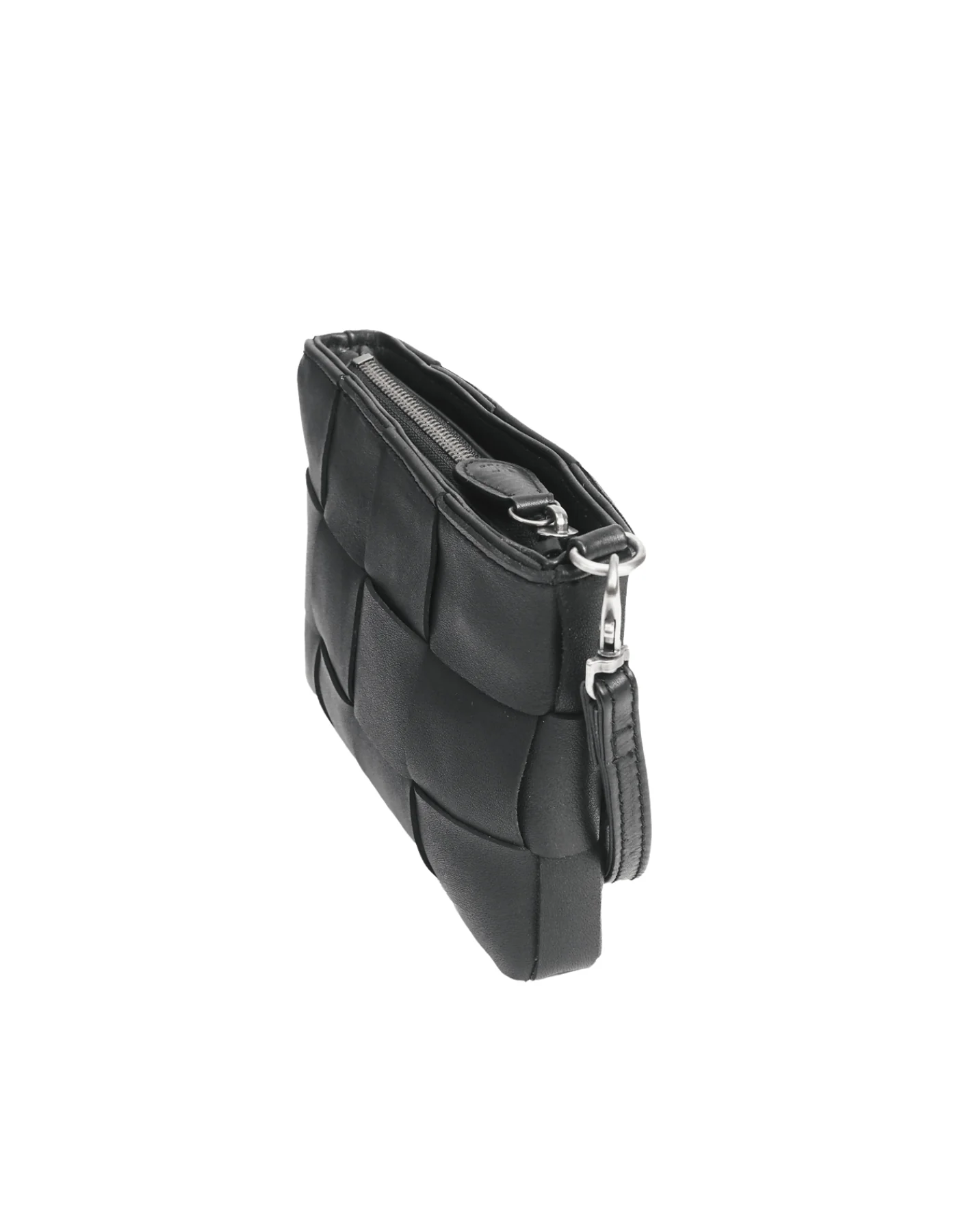 Woven Bowie Clutch - Black - Image 3